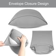 thumbnail image 4 of Fundas de almohada N&Y HOME Jersey Knit Standard/Queen Grey Set 2, 4 of 5