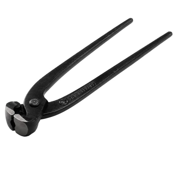 PLIER KING 10" (25.4 cm) Pincer-End Cutter | Precision Flush Cutting | Drop-Forged Steel | Dipped Handles | Designed To Snip Wire, Bolts, Materials Flush To Surfaces