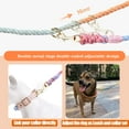 thumbnail image 3 of Hands Free Rope Dog Solid Color Braided with Adjustable Double Swivel Hook for Small Medium and Large Dogs Running Hiking Camping Walking, 3 of 7