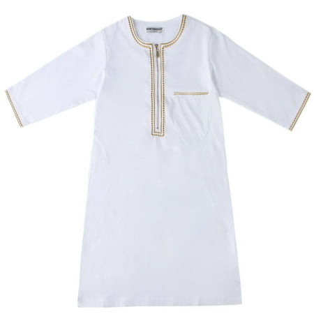 

MIUBAGIAL Toddler Teenage Boy Long Sleeve Solid Robe Bodysuit for Children Clothes