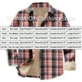 thumbnail image 3 of YOIAVAIOY Men's Plaid Shirts Long Sleeve Casual Button Down Shirts Thick Thermal Oversized Shacket Winter Outerwear Trendy Shirt Jackets Multicolor L, 3 of 7