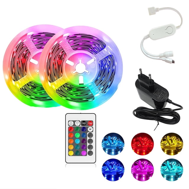 Music Sync LED Lights, Color Changing Strip Lighting, Smart App Control & WiFi, Flexible & Easy Installation, 32.8ft