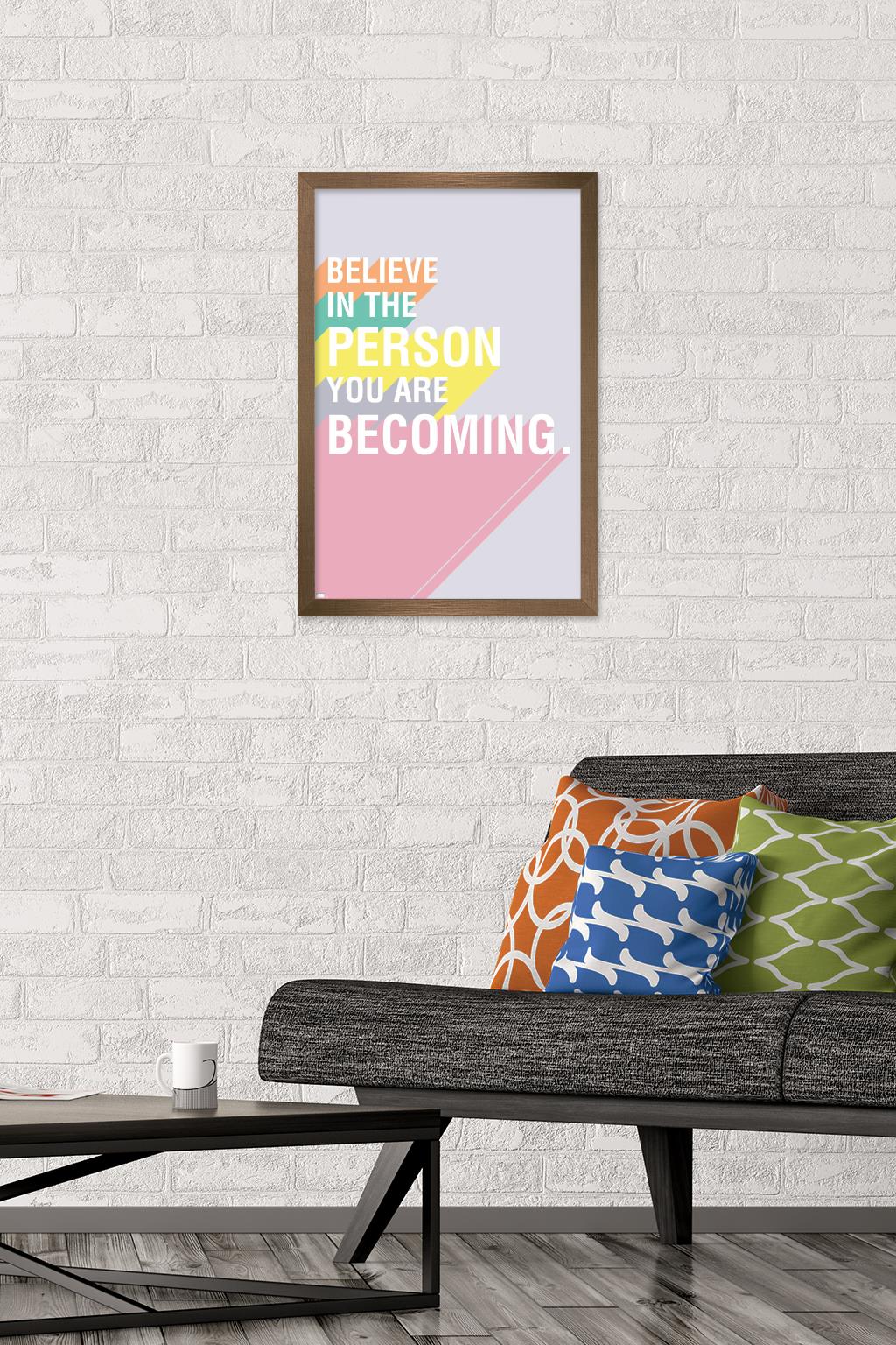 Jenny Redman - Believe Wall Poster, 14.725" x 22.375", Framed