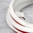 thumbnail image 4 of 5M Car T-Type Rubber Sealing Strip White For Car Edge Trim Bumper Lip Side Skirt Headlight Side Skirt Seal Edge Gap Strips, 4 of 8