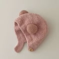 thumbnail image 5 of Sunjoy Tech Fall Winter Children Hat Knitted Cartoon Ear Decor Warm Ear Protection Infant Baby Cap Beanie Thick Soft Elastic Button Closure Unisex Anti-slip Lightweight Hat, 5 of 6