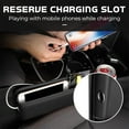 thumbnail image 5 of FeBohao Upgrade Car Leather Cup Holder Gap Bag (Black, Driver Side), 5 of 10