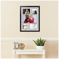 thumbnail image 2 of ArtToFrames Collage Photo Picture Frame with 1 - 8x14 and 2 - 5x7, 5x5" Openings, Framed in Black with Candlewick and Black Mats (CDM-3926-310), 2 of 8