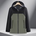 thumbnail image 5 of BEFOKA Mens Jacket Rain Coat with Hood Waterproof Fall Jackets for Men 2025 Outdoor Lightweight Hiking Rocks Climbing Jacket Oversize Workout Sports Jackets for Men, 5 of 5