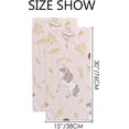 thumbnail image 3 of Fingertip Face Bath Towels Cute Ballerinas and Unicorns, Soft Absorbent Thin Guest Hand Towels, 2 Pack Decorative Dish Towels for Kitchen Bathroom Hotel Gym, 30x15 Inch, 3 of 6