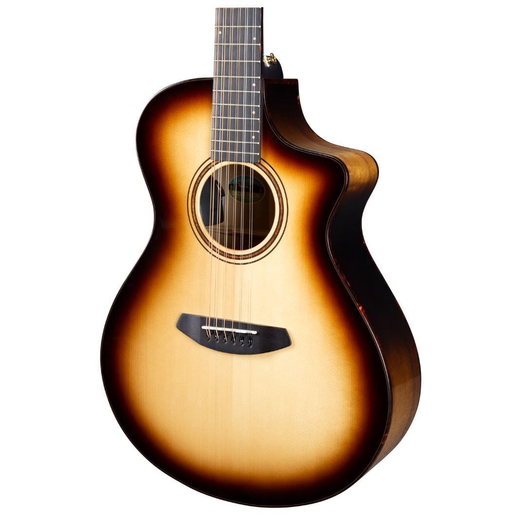 Breedlove Artista Pro Concert 12 String Right-Handed Acoustic-Electric Guitar with European-Myrtlewood Body (Burnt Amber Burst)