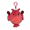 Squishmallows Official Kellytoy 3.5 Clip On Lorano the Lobster Plush Toy S3 #1345