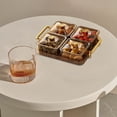 thumbnail image 1 of Exclusive Offers, Discount Bonanza, Carestorng Compartmentalized Platter,Candy Box,HighValue Nut Fruit Storage Tray | Plastic, Rose Gold, Akmoler|Plastic,Rose Gold,PENDANEM, 1 of 7