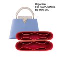thumbnail image 2 of Inserto organizador de bolsos para forro de bolso CAPUCINES BB, moldeador de maquillaje de bolso, protector de forro de bolsos de hombro, 1 par, 2 of 5
