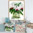 thumbnail image 2 of Designart 'White Vintage Orchid Flower I' Traditional Framed Canvas Wall Art Print, 2 of 5