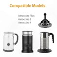 thumbnail image 5 of Milk Frother Whisk Set of 2, Fits Aeroccino Models 3, 4, and Plus, Durable Replacement Mixer Accessory for Creamy Froth Creation, 5 of 5