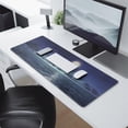 thumbnail image 2 of Epic Gaming with SciFi Space Moon Mouse Pad: Extended Large Size, Stitched Edges, Anti-Slip Base, Ideal Keyboard Desk Pad for Gamers & Home Office, 31.5x11.8 Inch, 2 of 7