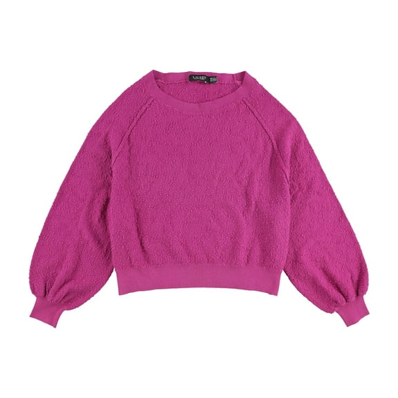 Ralph Lauren Womens Cotton Blend Knit Sweater, Purple, Petite, PP/PXS