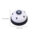 thumbnail image 4 of Pet Dog Potty Training Bells Footprint Pattern Communication Device for Dogs Puppy (White and Black), 4 of 6
