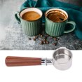 thumbnail image 1 of Coffee Portafilter, 51mm Stainless Steel Bottomless Coffee Portafilter 2 Ear Coffee Bottomless Portafilter Replacement For EC0310 Machine, 1 of 8