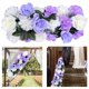 thumbnail image 5 of Decoración de pared en 3D, flores de , fondo de pared artificiales para decoración de habitación de uñas de guardería, Violeta Macarena Paneles de pared de flores, 5 of 7