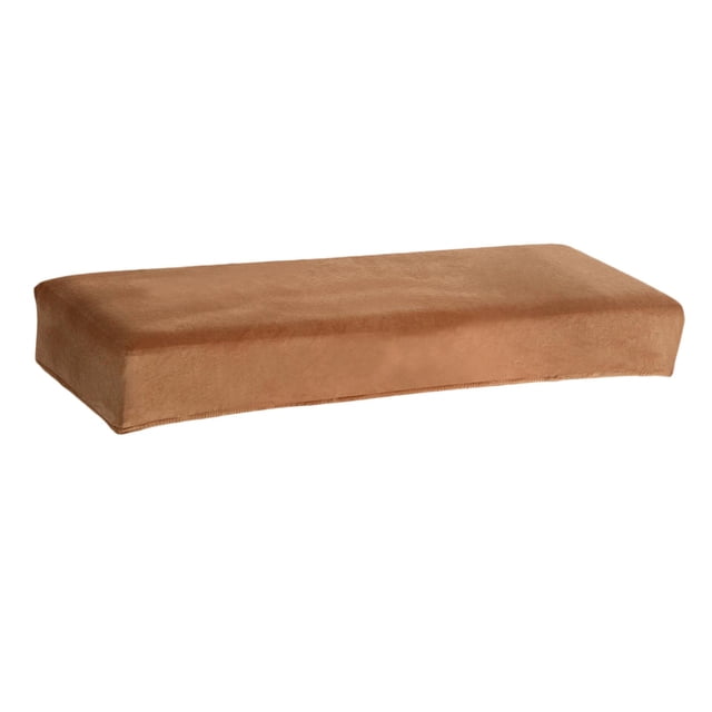 Bench Covers for Dining Room - Soft Thick Velvet Bench Slipcover Bed Bench Cover Brown