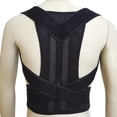 thumbnail image 1 of Men Adjustable Back Belt Body Shaper Posture Corrector Shoulder Lumbar Brace Spine Support Adult Posture Correction Corset L Black|https://ae01.alicdn.com/kf/Sa389334e659c4111a28c2dc9bc51a623C.png, 1 of 5