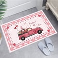 thumbnail image 4 of CoreLiving Kitchen Rugs Set Of 1, I Love You Heart Design Kitchen Mats For Floor, Non Slip Waterproof Washable Anti Fatigue Floor Mats For Home Decor, 4 of 7