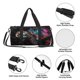 thumbnail image 4 of Fotbe Colorful Plant Turtle A Bolsa Deportiva de Lona Plegable con Estampado, Bolsa de Gimnasio con Bolsillo Seco/Húmedo, Bolsa de Viaje Ultraligera de Gran Capacidad, 4 of 6