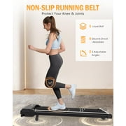 3-in-1 Under Desk Treadmill, 2.5HP Folding Walking Pad for Home & Office, Space-Saving Compact Design with Remote, 265 lbs Weight Capacity and Quiet Operation
