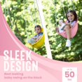 thumbnail image 2 of Swing Swurfer Coconut para niños pequeños, cómodo para exteriores, rosa, 6-36 m, 2 of 7