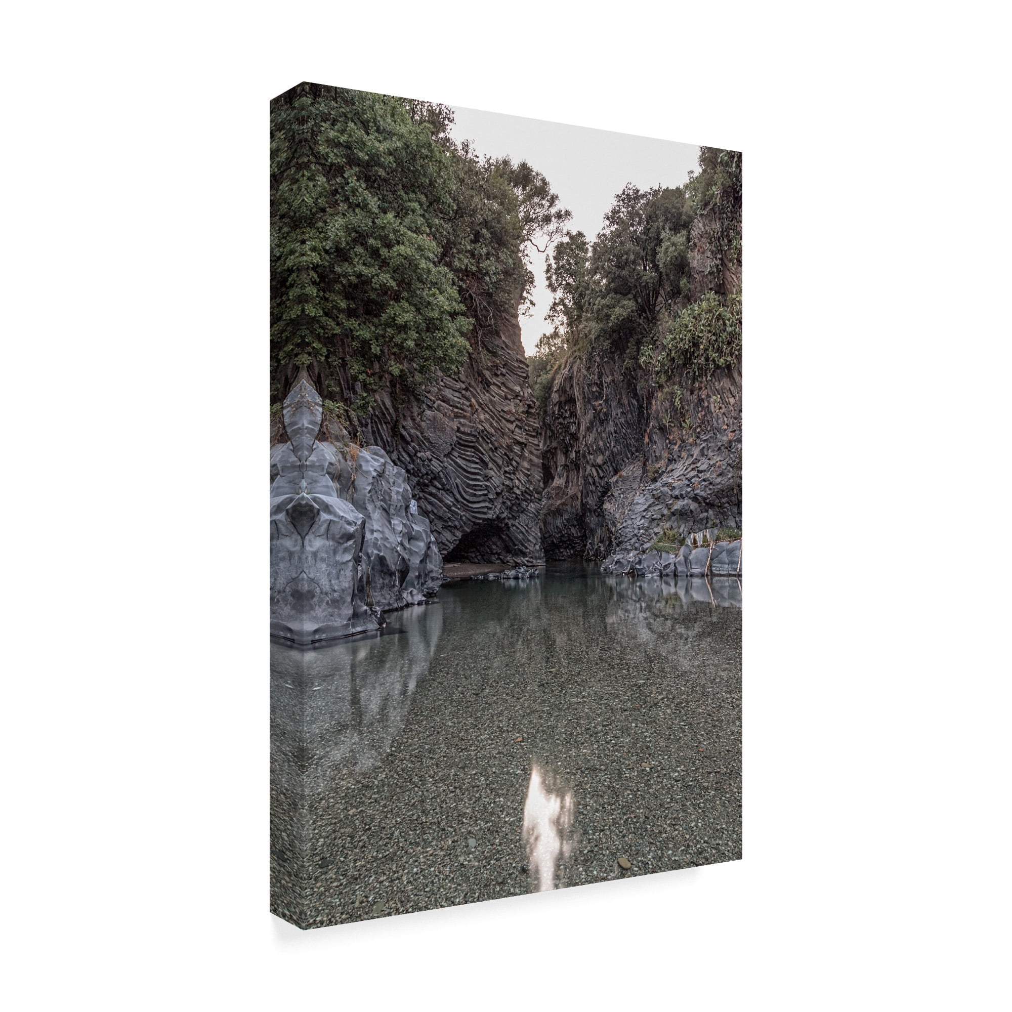 Trademark Fine Art 'Rock Pool' Canvas Art by Giuseppe Torre