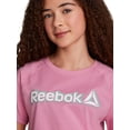 thumbnail image 4 of Reebok Girl's Athletic T-Shirt & Flutter Short, 2-Piece Set, Sizes 4-18, 4 of 10