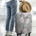 thumbnail image 2 of Pioneer Flower Floral Print Pattern Luggage Cover Fashion Suitcase Cover Baggage Covers Fit 25-28 Inch Luggage (Go Travel), 2 of 5