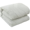 thumbnail image 3 of Nanshing Addison 7 Piece Tufted Embroidery Comforter Set, White, California King, 3 of 8