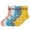 Multicolor-01, variant on Xfvqtps 5 Pairs Cute Socks for Womens Girls Funny Cat Paw Print Middle Tube Non Shedding Comfortable Breathable Elastic Soft Cozy Premium Spring Summer Cotton Funny Socks Multicolor-01