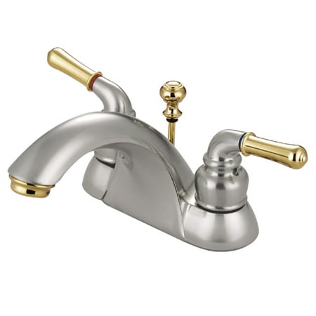 UPC 663370004506 product image for Kingston Brass KB2629B Naples 4 in. Centerset Bathroom Faucet  Brushed Nickel/Po | upcitemdb.com