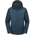 thumbnail image 3 of Little Donkey Andy Men's Waterproof Rain Jacket Outdoor Lightweight Rain Shell Coat for Hiking,Golf,Travel Dark Blue/Blue Size S, 3 of 7
