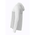 thumbnail image 3 of A4 Slate Quarter Zip Hoodie For Men in White | N4013, 3 of 3
