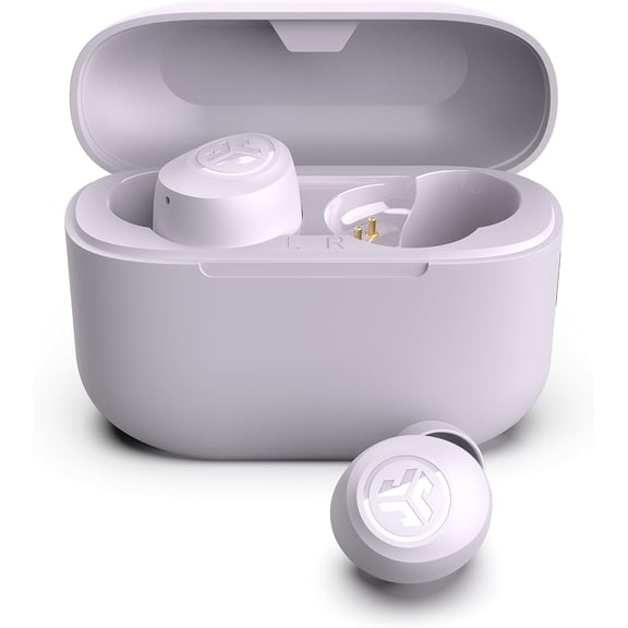 TG408THT-Go Air Pop True Wireless Earbuds, in Ear Headphones, Bluetooth Earphones, Ear Buds with 32H Playtime, Bluetooth Earbuds with Microphone, USB Charging Case, Dual Connect, EQ3 Sound, Lilac