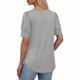 thumbnail image 5 of Ounisa Womens 2025 Summer Sweater Top Short Sleeve Blouses Dressy Casual Shirts Business Tops Cute Vacation Tunic, 5 of 7