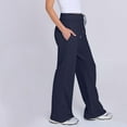 thumbnail image 5 of Women's Pants, High Waist Baggy Wide Leg Yoga Sweatpants, Lightweight Comfy Casual Daily Bottoms With Pockets, 5 of 6