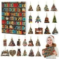 thumbnail image 2 of Bfogop Book Lovers Advent Calendar 2025 24 Day Christmas Countdown Calendar 2D Flat Acrylic Book Pendant Christmas Tree Ornament Book Shelf Figure Decor Christmas Advent Calendars, 2 of 9