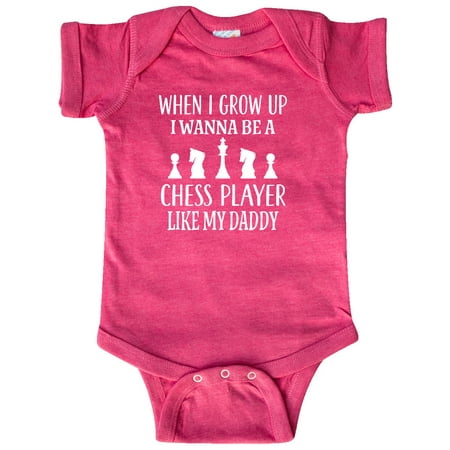

Inktastic Chess Player Childs Game Gift Gift Baby Boy or Baby Girl Bodysuit