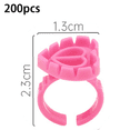 thumbnail image 2 of Suministros para extensiones de pestañas, anillo de pegamento para pestañas para suministros de extensiones de pestañas, copas de abanico con forma de flor para suministros de pestañas, 2 of 5