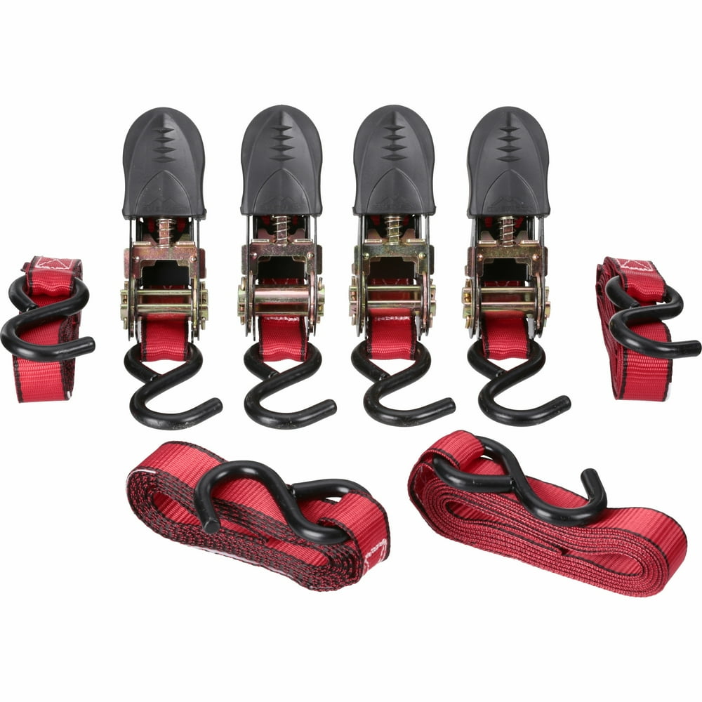 Ozark Trail Ratchet TieDowns 4 Ct Pack