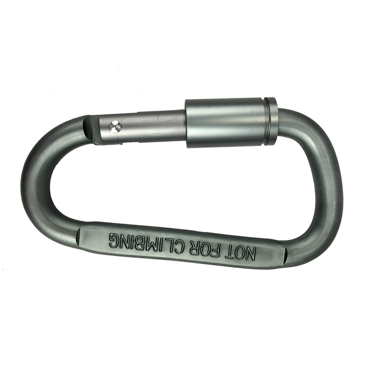 5x Camping Aluminum D-Ring Screw Locking Carabiner Hook Clip Key Chain Jl