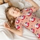thumbnail image 5 of Balery Bunny And Strawberry Conjunto de Pijama Infantil de Manga Corta con Estampado – Ropa de Dormir de Algodón Suave-4X-Large, 5 of 6