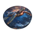 thumbnail image 2 of Round Bar Stool Seat Covers, Night Sky Turtle Elastic Round Chair Cover Stool Seat Slipcover Bar Stool Cushions Round Pad for 12-14 inch, 2 of 7
