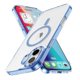 thumbnail image 1 of For iPhone 16 Case Compatible with MagSafe TPU+PC Transparent Phone Cover - Green, 1 of 5