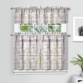 thumbnail image 2 of Set of 3 Axolotl Lovers Kitchen Curtains - Adorable Mythical Creature Tier Curtains & Valance, Kawaii Cute Gift Idea, Semi-Sheer Short Rod Pocket Curtains for Small Windows, Easy Care, 2 of 5